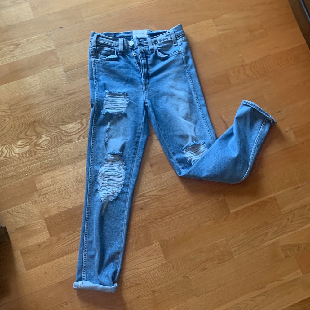 MCGUIRE  HIGH RISE JEANS SIZE 25